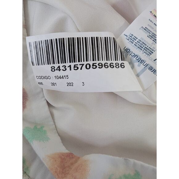 Victorio & Lucchino Mini Skirt Skater Water Color Dots Coquette Size 3 US 6 - Picture 8 of 11